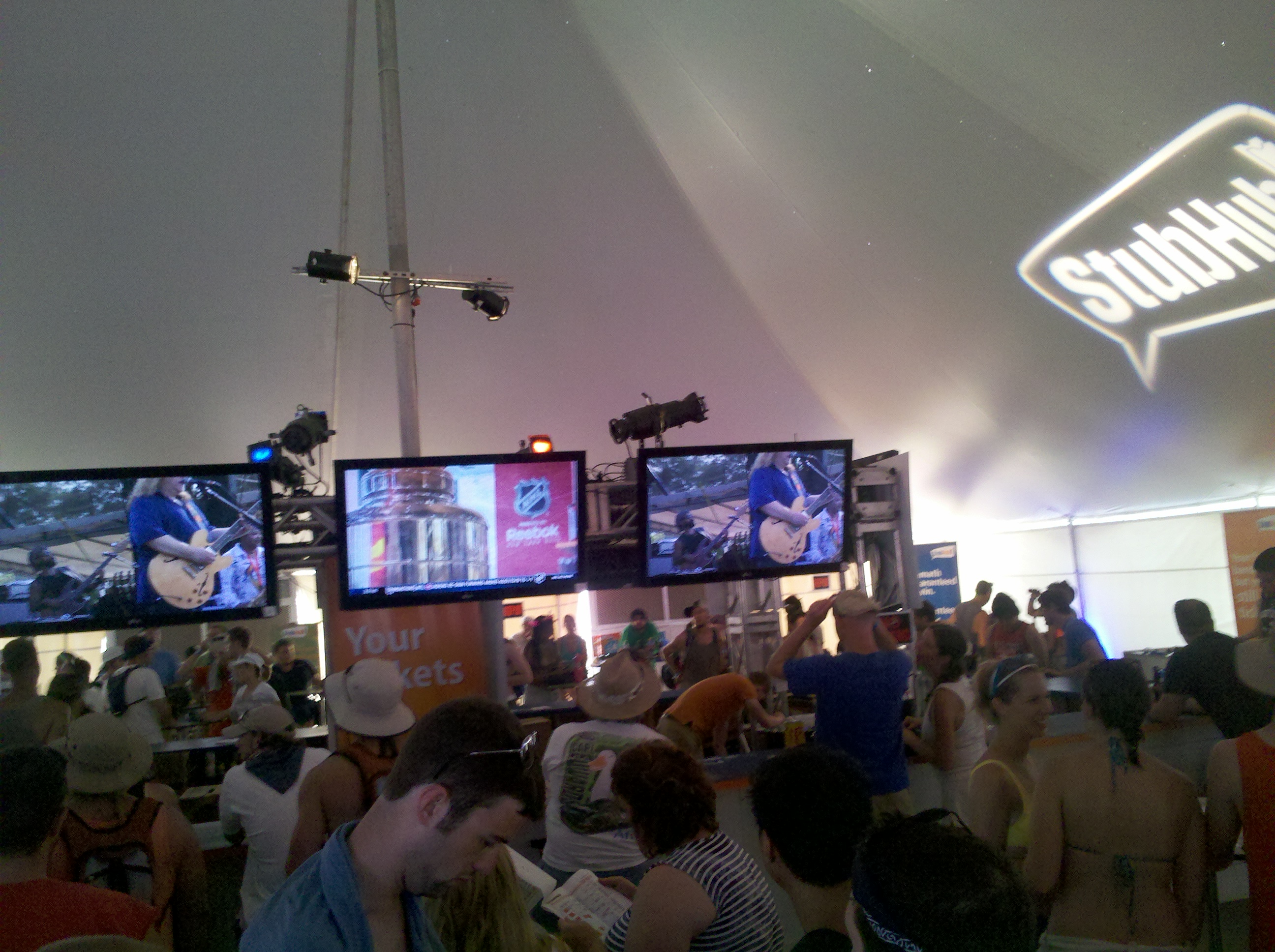 Bonnaroo Random Sight #78: The Air Conditioned Bar Sponsored by StubHub