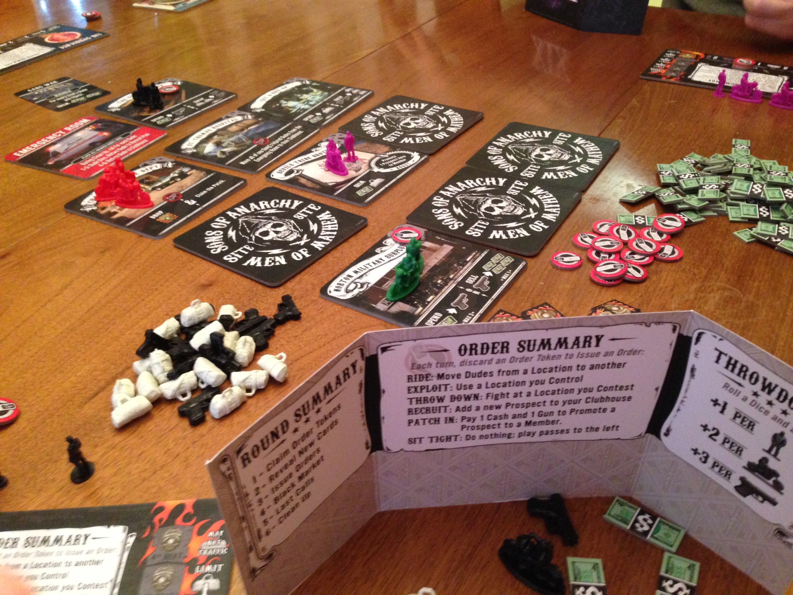 Sons of Anarchy: Men of Mayhem, Board Game